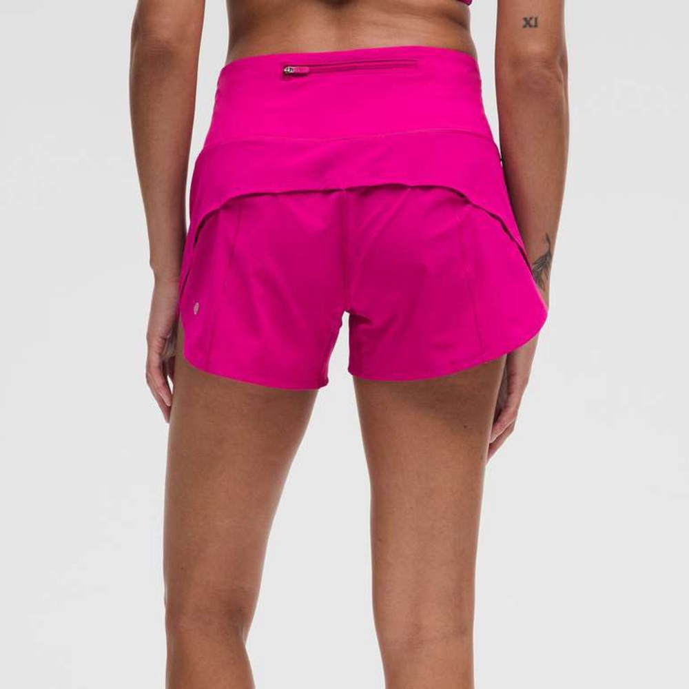 NWT Lululemon Speed Up High-Rise Short 4” Lined — Ripened Raspberry — Size 4